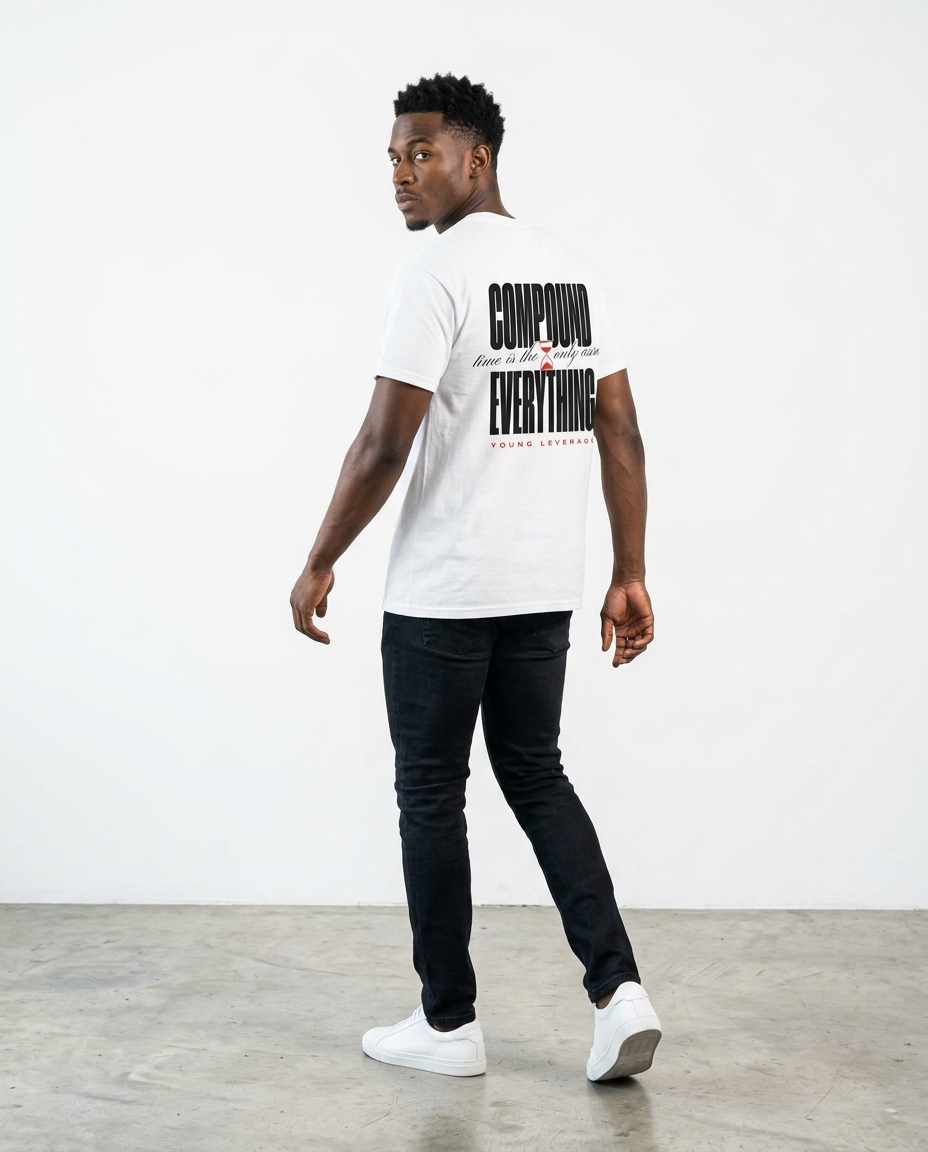 Compound Everything Tee x Logo | White