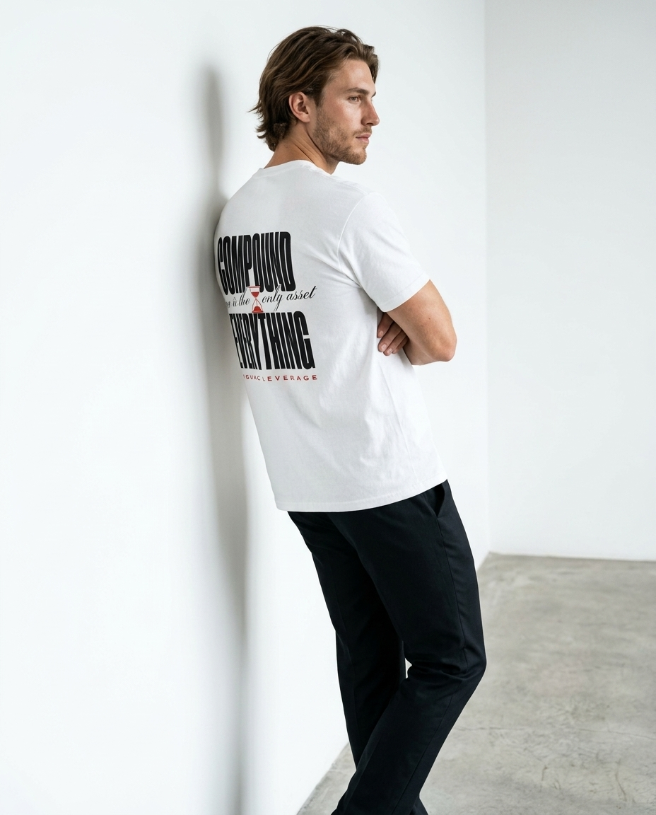 Compound Everything Tee x Logo | White